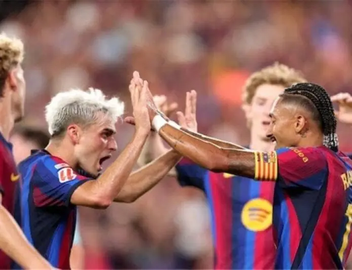 برشلونة يحقق فوزًا نظيفًا على أتلتيك بلباو بهدفين ويتصدر الدوري الإسباني