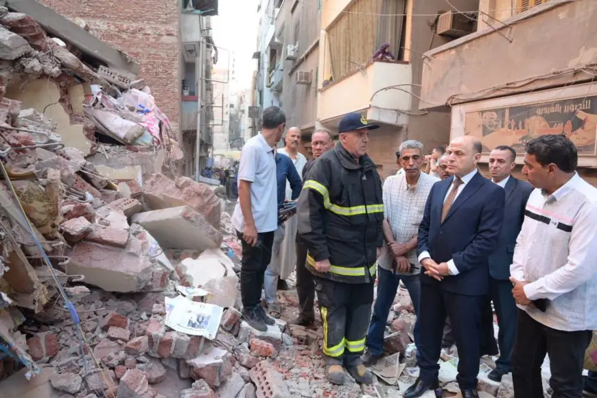 وفاة 4 أشخاص في انهيار عقار زفتى ومحافظ الغربية يأمر بتعزيز الاستعدادات