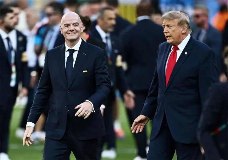 إنفانتينو يسعى لدعم ترامب لاستمراره كرئيس للفيفا