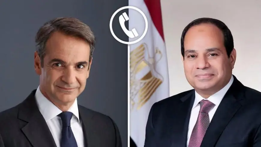 الرئيس السيسي يعلن الدعم المصري الكامل لليونان في مواجهة أزمة الحرائق