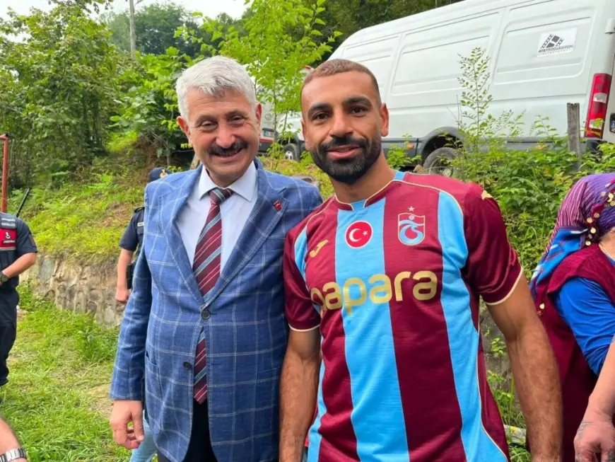 استقبال حافل لمحمد صلاح في أراكلي ضمن زيارته الأولى إلى طرابزون