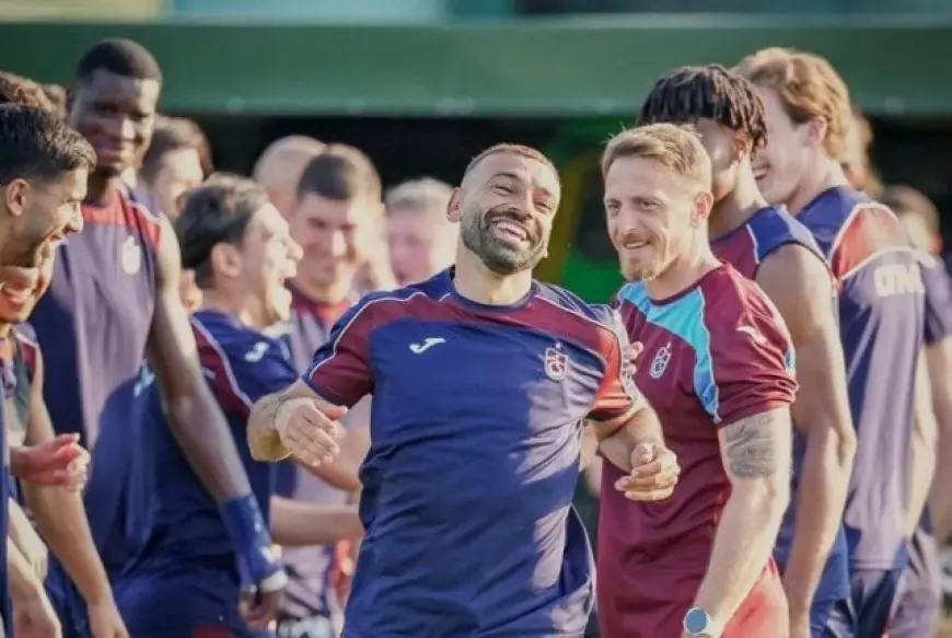 أول تدريبات محمد صلاح مع طرابزون سبور «صور»