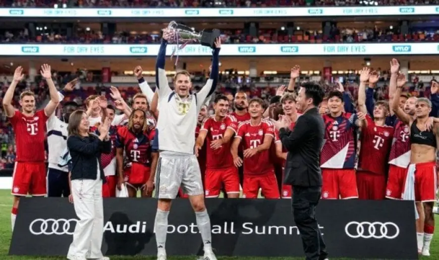 بايرن ميونخ يحصد لقب كأس أودي الودية بعد انتصاره على أستون فيلا
