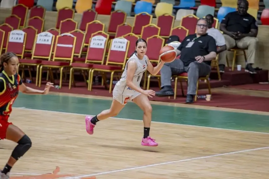 منتخب ناشئات السلة يتألق بفوز مثير على أوغندا ويبلغ نصف نهائي الأفروباسكت