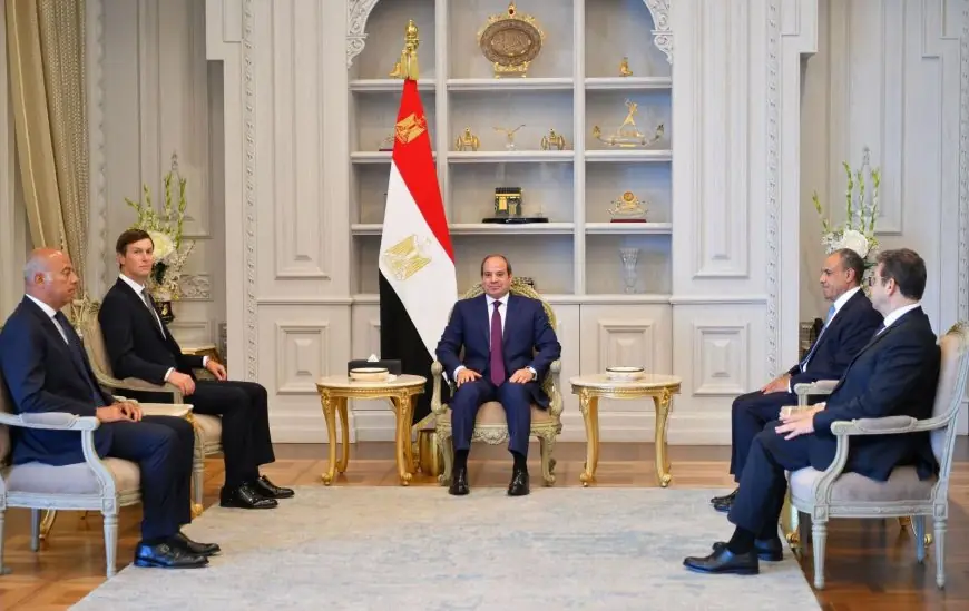 الرئيس السيسي يستضيف جاريد كوشنر في مدينة العلمين للأحداث الهامة