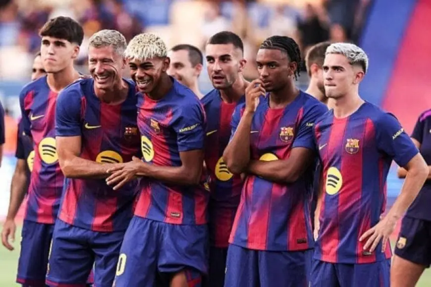 التشكيلة المتوقعة لبرشلونة ضد الأهلي في كأس خوان جامبر.. «جوردون» أساسيًا