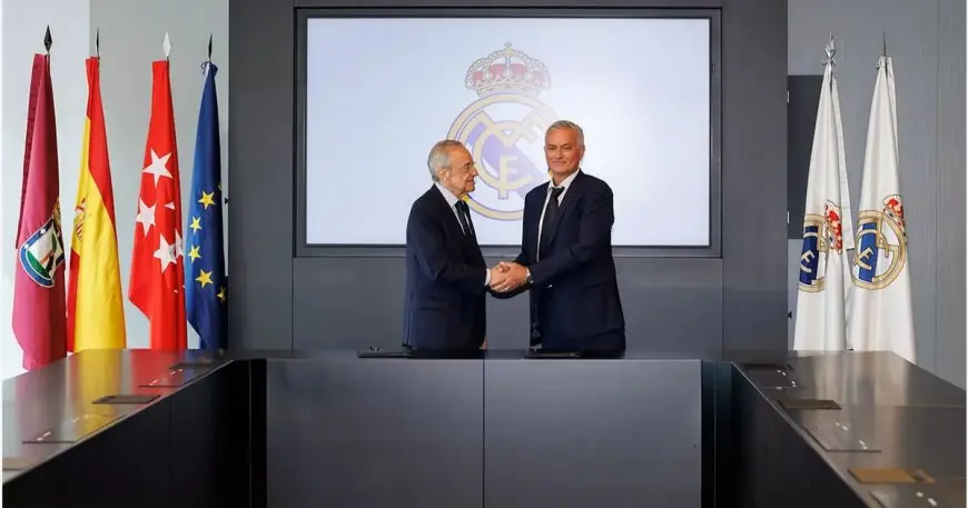 مورينيو يعبر عن حماسه للعودة لريال مدريد ويقول: أشعر وكأنني جزء منكم وهذه المرة أجمل من السابقة