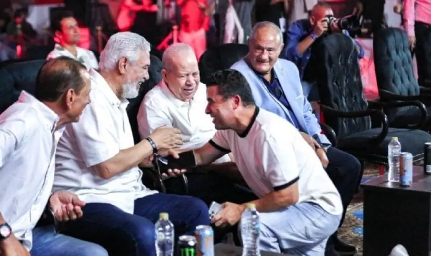 احتفالات ضخمة في نادي الزمالك بعد الفوز بلقب الدوري المصري «صور»