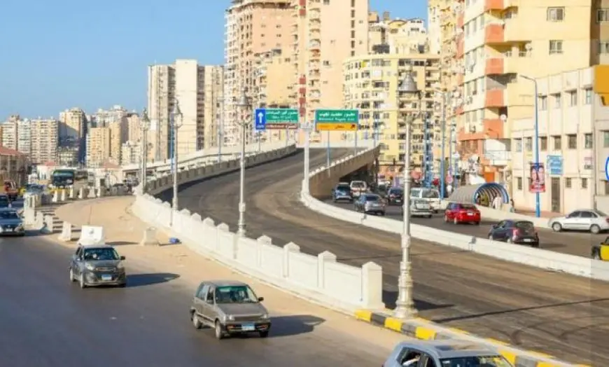 غلق جزئي متناوب لكوبري 6 أكتوبر بمحافظة الجيزة لتنفيذ صيانة الفواصل العرضية