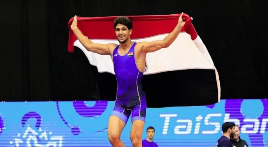 محمد حسن يتوج بذهبية المصارعة الرومانية ويرفع عدد ميداليات مصر إلى 5 في دورة ألعاب البحر المتوسط