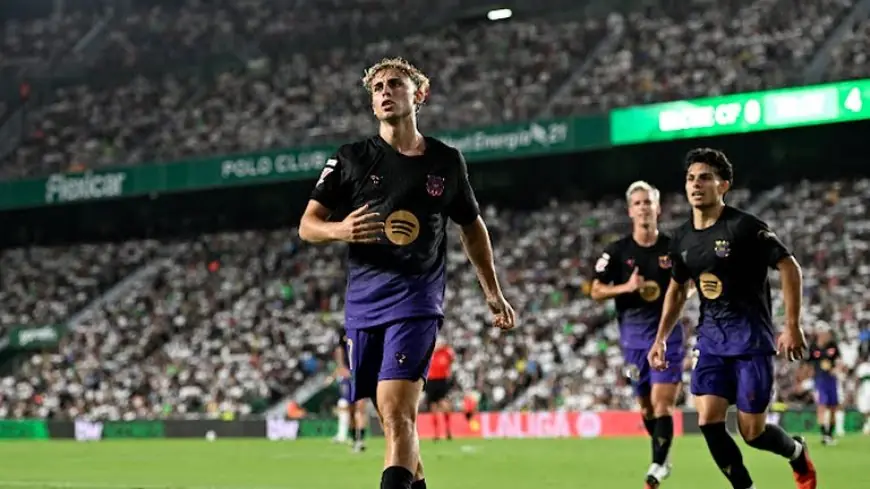برشلونة يبدأ الدوري الإسباني بقوة ويفوز بخماسية على إلتشي رغم غياب حمزة عبد الكريم