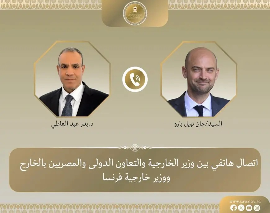تعزيز الشراكة الإقليمية بين وزير الخارجية ونظيره الفرنسي ومناقشة التطورات الأخيرة