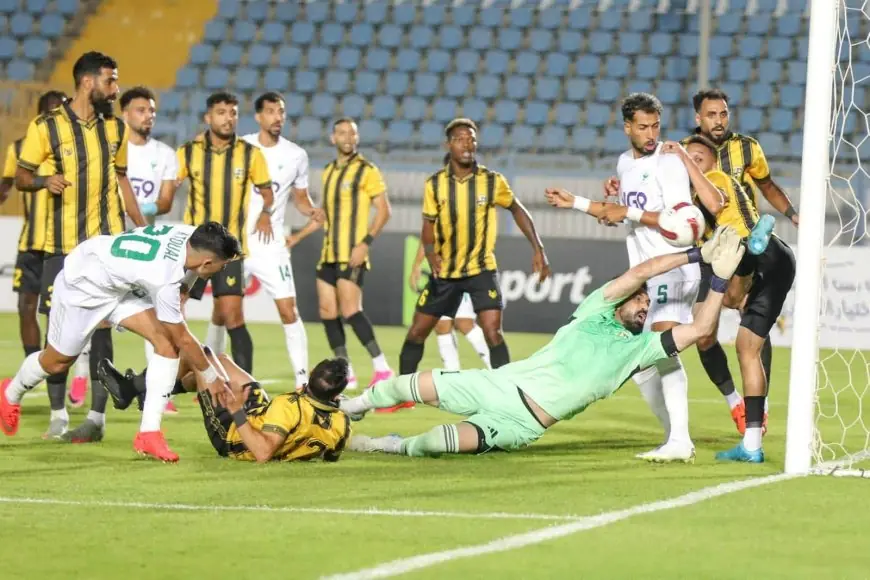 المصري يحقق انتصاراً مثيراً بثلاثية ضد المقاولون العرب في الدوري