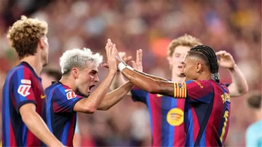 رافينيا يقود برشلونة للتقدم على أتلتيك بلباو في الشوط الأول بالدوري الإسباني «فيديو»