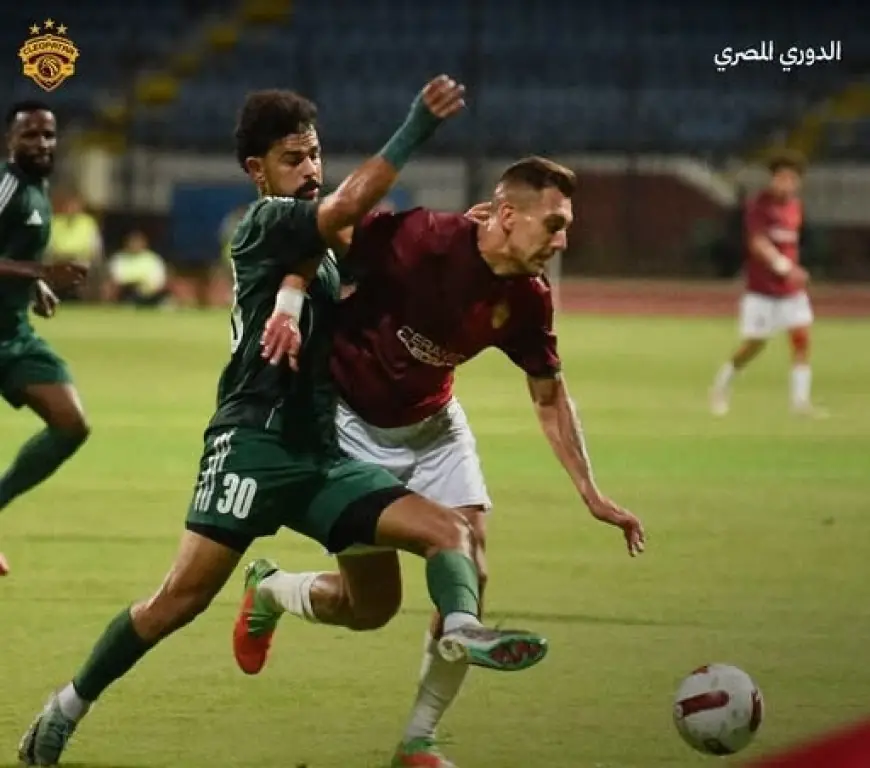 سيراميكا كليوباترا يتفوق على الاتحاد السكندري في شوط أول مثير