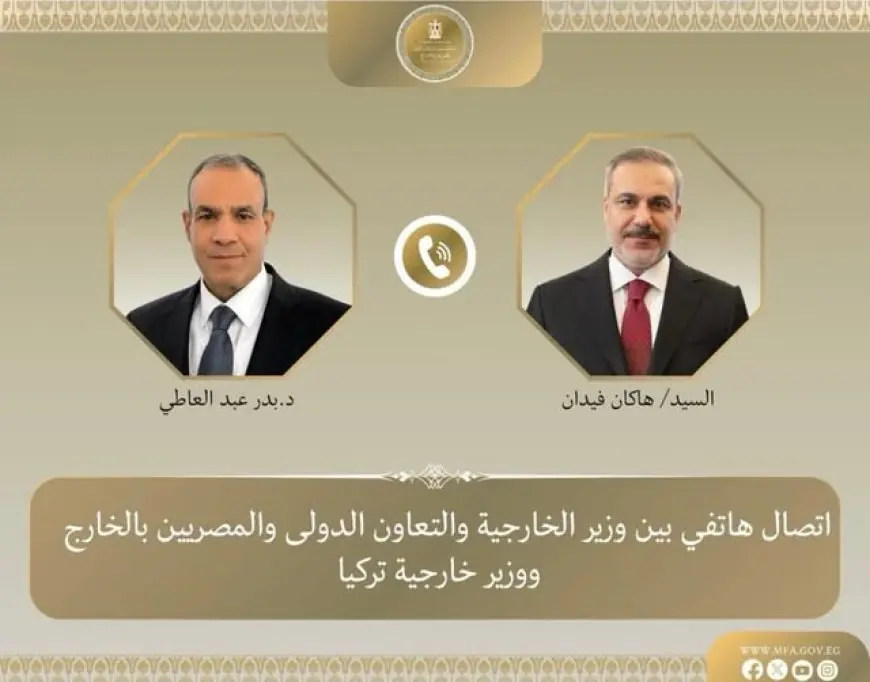 وزيرا خارجية مصر وتركيا يشددان على أهمية التهدئة وتقليل التوترات