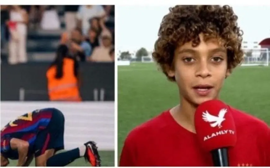 قبل مواجهة برشلونة.. تصريح حمزة عبد الكريم عن محمد صلاح في فيديو سابق