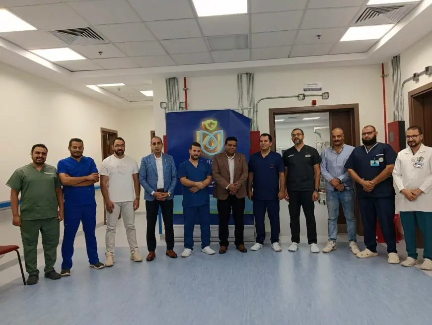 نجاح عملية توسعة الصمام الرئوي بالبالون لطفل 14 عامًا في مجمع الفيروز الطبي بجنوب سيناء