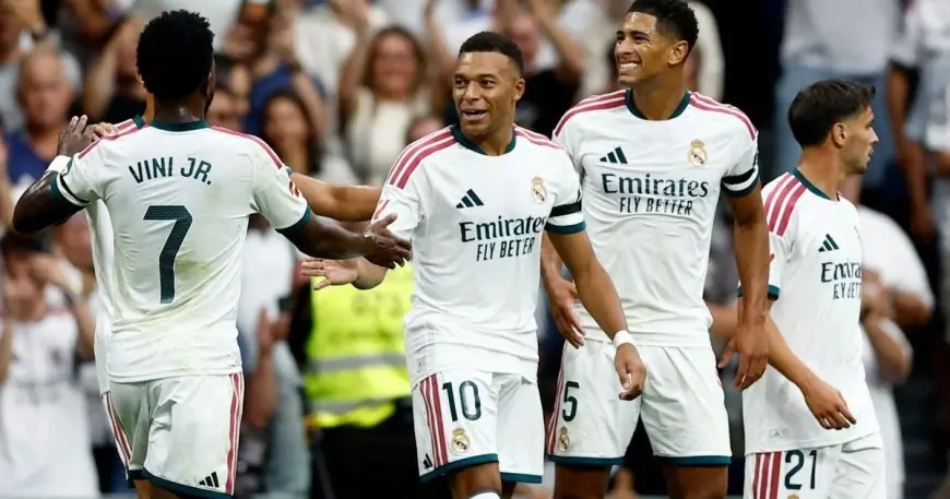 ريال مدريد يكتسح ملقا بسهولة مع بروز لافت لبيلينغهام ومبابي
