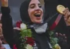 البطلة الأولمبية فريال أشرف تحصد ذهبية الكاراتيه في دورة ألعاب البحر المتوسط