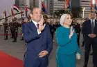 السيدة انتصار السيسي تعبر عن ترحيبها الحار بالرئيس الصيني من قلب أرض النيل بكل محبة