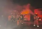 حريق ضخم يشتعل في مجمع سكني بالكويت نتيجة استهداف بمسيرة إيرانية