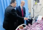 رئيس جامعة بني سويف يطمئن على صحة الطفل محمد بعد موقفه البطولي