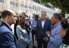 د. منال عوض تتابع تقدم تطوير شارع إبراهيم باشا في الكوربة