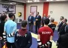 وزير الرياضة يزور المركز الأولمبي لمتابعة الاستعدادات وتجهيزات الفرق والمنتخبات