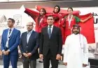 وزير الرياضة يهنئ أبطال منتخب ألعاب القوى للناشئين والناشئات بالتتويج في البطولة العربية