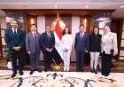 وزيرة التضامن الاجتماعي تلتقي بوزير الدولة السنغافوري للشئون الخارجية والداخلية لتعزيز التعاون