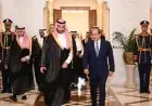 ولي العهد السعودي يوجه برقية شكر للرئيس السيسي عقب مغادرته القاهرة