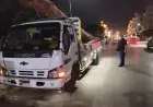 اكتشاف سيارة محملة بأخشاب أشجار كافور معمرة في حي شرق المنصورة