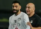 حسام حسن يحتفل بمحمد صلاح بعد تسجيله هاتريك مع جالطة سراي