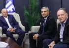 هاني أبوريدة يستقبل المدير التنفيذي الجديد لاتحاد شمال أفريقيا