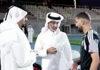 رئيس الاتحاد القطري يشعل حماس لاعبي العنابي استعداداً لمواجهة البحرين في خليجي 27