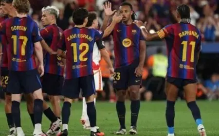 برشلونة يهزم رايو فاليكانو 5-2 في الدوري الإسباني