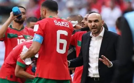 ماذا صرح الركراكي بشأن نجاح حسام حسن مع منتخب مصر؟