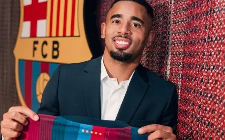 برشلونة يتعاقد مع غابرييل جيسوس من أرسنال رسمياً