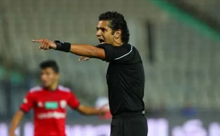 عودة أحمد الغندور إلى التحكيم في الدوري المصري بعد غياب 9 شهور