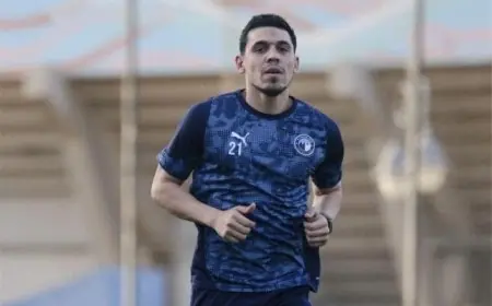 محمد حمدي يعود للمشاركة مع بيراميدز بعد غياب 239 يومًا