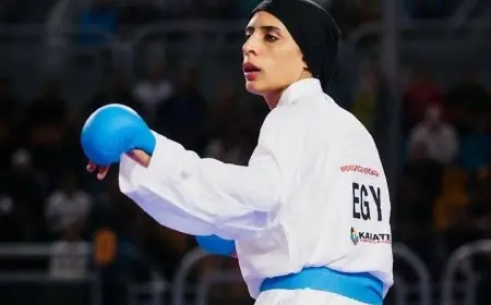 المجلس القومي للمرأة يبارك لفريال أشرف ورحمة طلبة بذهبيتي الكاراتيه في ألعاب البحر المتوسط
