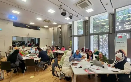 بدء تدريب معلمي اللغة الألمانية على كتاب Dabei ضمن منهاج البكالوريا