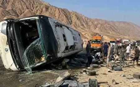 مصر تقدم التعازي للأردن في ضحايا حادث جنوب سيناء