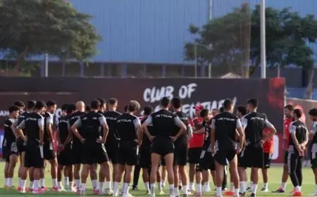 الأهلي ينهي تحضيراته لمواجهة سموحة في الدوري المصري بمران قوي ومحاضرة لعموتة