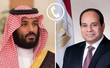 الرئيس السيسي يؤكد في مكالمة مع بن سلمان على الشراكة الاستراتيجية ووحدة المصير بين مصر والسعودية