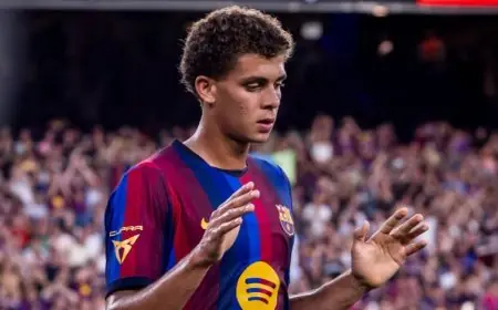برشلونة يضع شرط جزائي ضخم بقيمة 150 مليون يورو لحمزة عبد الكريم للحفاظ عليه