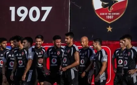 الأهلي يستمر في تدريباته تحضيرًا لملاقاة المقاولون العرب في الدوري