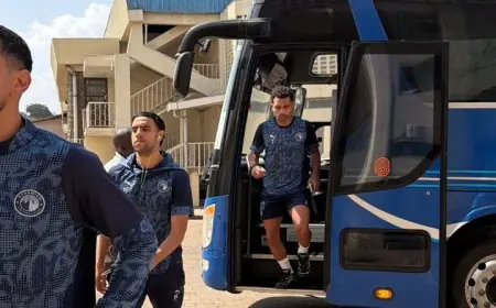 بيراميدز يستعد لمواجهة جورماهيا في دوري الأبطال بمرانه الأخير في نيروبي