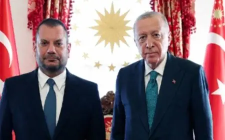 رئيس نادي طرابزون سبور يلتقي الرئيس التركي رجب طيب أردوغان
